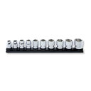 Ko-ken(コーケン) Z-EAL 六角ソケットレールセット 差込角 12.7mm (1/2インチ) 10個組 RS4400MZ/10