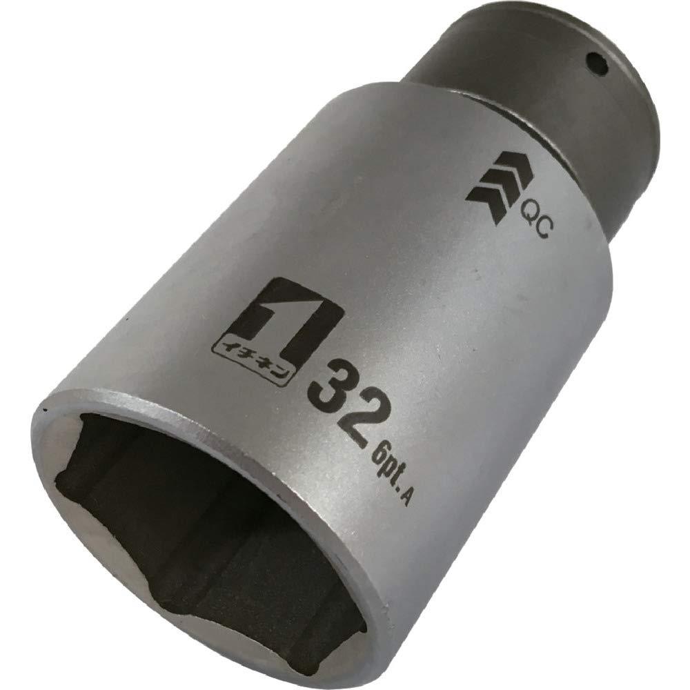 イチネンアクセス MUST TOOL(マストツール) ソケット IM-4W32-6K QCソケット シングル 32mm 6角 19811 ..