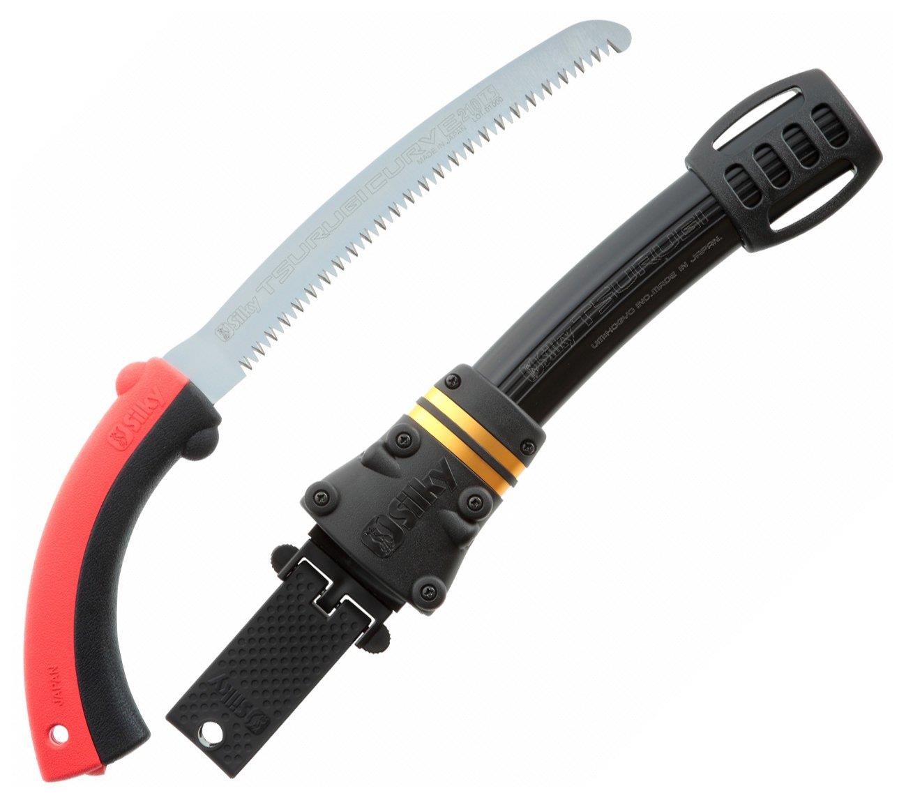 ユーエム工業(Silky) 鞘入鋸ツルギカーブ 右利き用 210 本体 466-21 細身で狭所剪定・枝打ちに特化