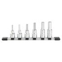 トネ(TONE) ヘキサゴンソケットセット(ホルダー付) HH406 差込角12.7mm(1/2”) 内容6点