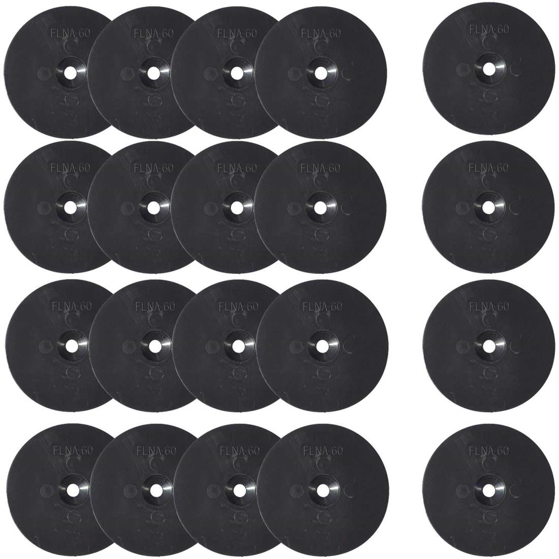 セフティー3(Safety-3) 防草シート押え釘用パット 釘の頭が飛び出ないフラット構造 60mm 日本製 20個入