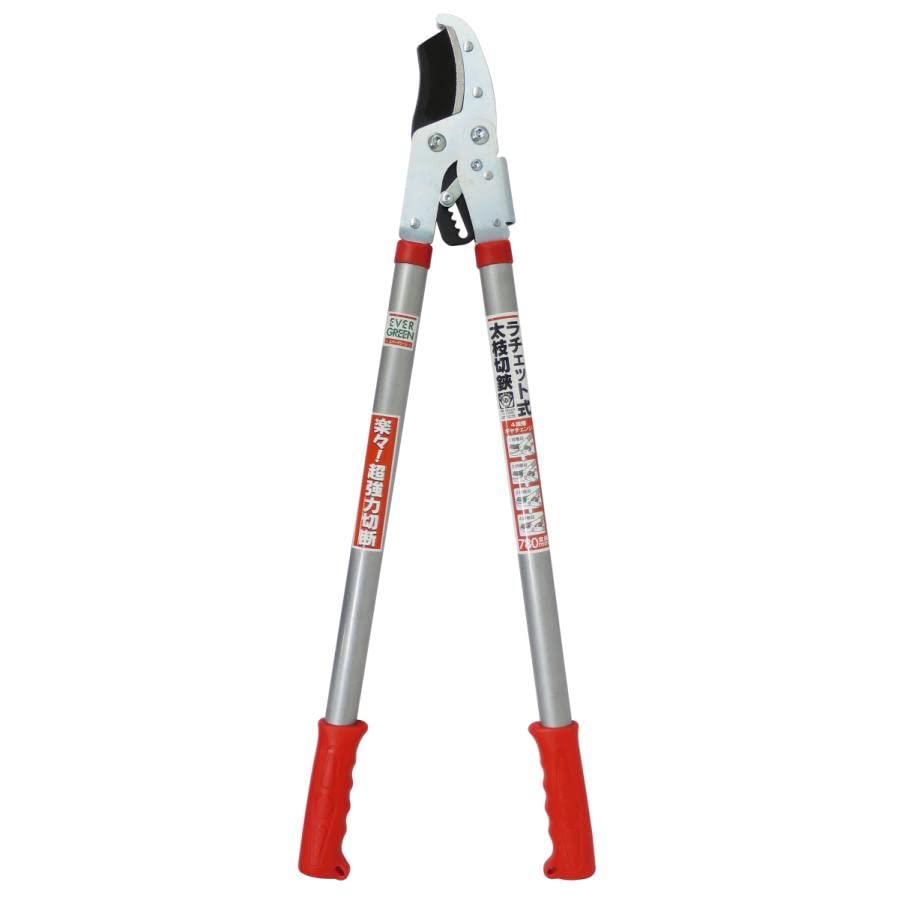 大進 ラチェット式太枝切鋏 50mm 5cm 太枝切り鋏 えだ 枝 はさみ ハサミ 園芸 ガーデニング 農業 庭 農..