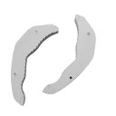 ツノダ(Tsunoda) 交換用樹脂パッド TTC ウォーターポンプぷらイヤー300mm 1セット入 SC-WP-300