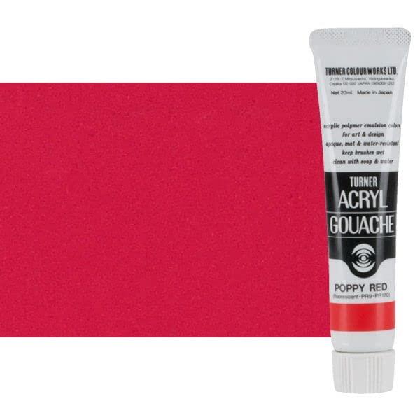 ターナー色彩(Turner Color) アクリルガッシュ ポピーレッド AG020029 20ml(6号)