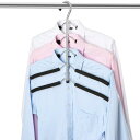 Hangerspace ハンガー 収納 滑らない かたくずれ防止 省スペース シャツハンガー 洋服収納 ワイシャツ Tシャツ コートハンガー クローゼット収納 ...