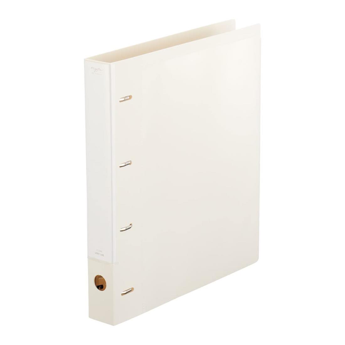 リヒトラブ myfa 推し活 4穴リング コレクションファイル A4 ミルキーホワイト F3300-0