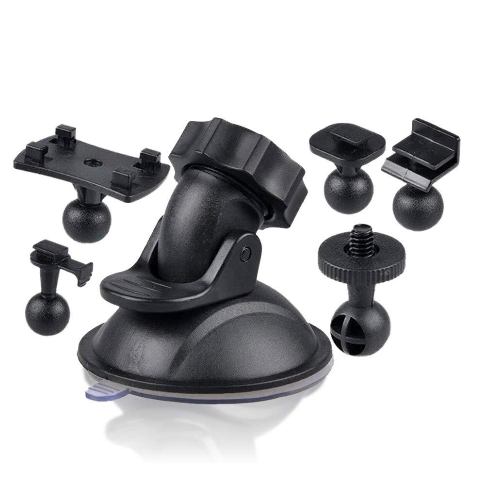 楽天タランストアドライブレコーダー ホルダー 車載 吸盤 5種類アダプター付き 脱着可能 取付ブラケット 車 GPS カーナビ 固定MC-DOSHAMA