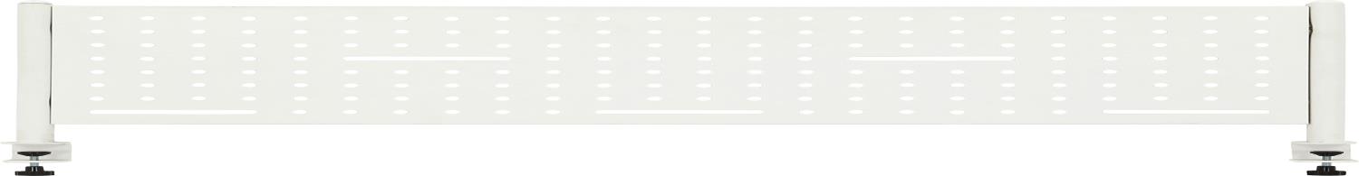 不二貿易(Fujiboeki) デスクパネル 幅80.5×奥行6.5×高さ36.5cm ホワイト スチール製 マグネット 使用可能 クレバー 18577