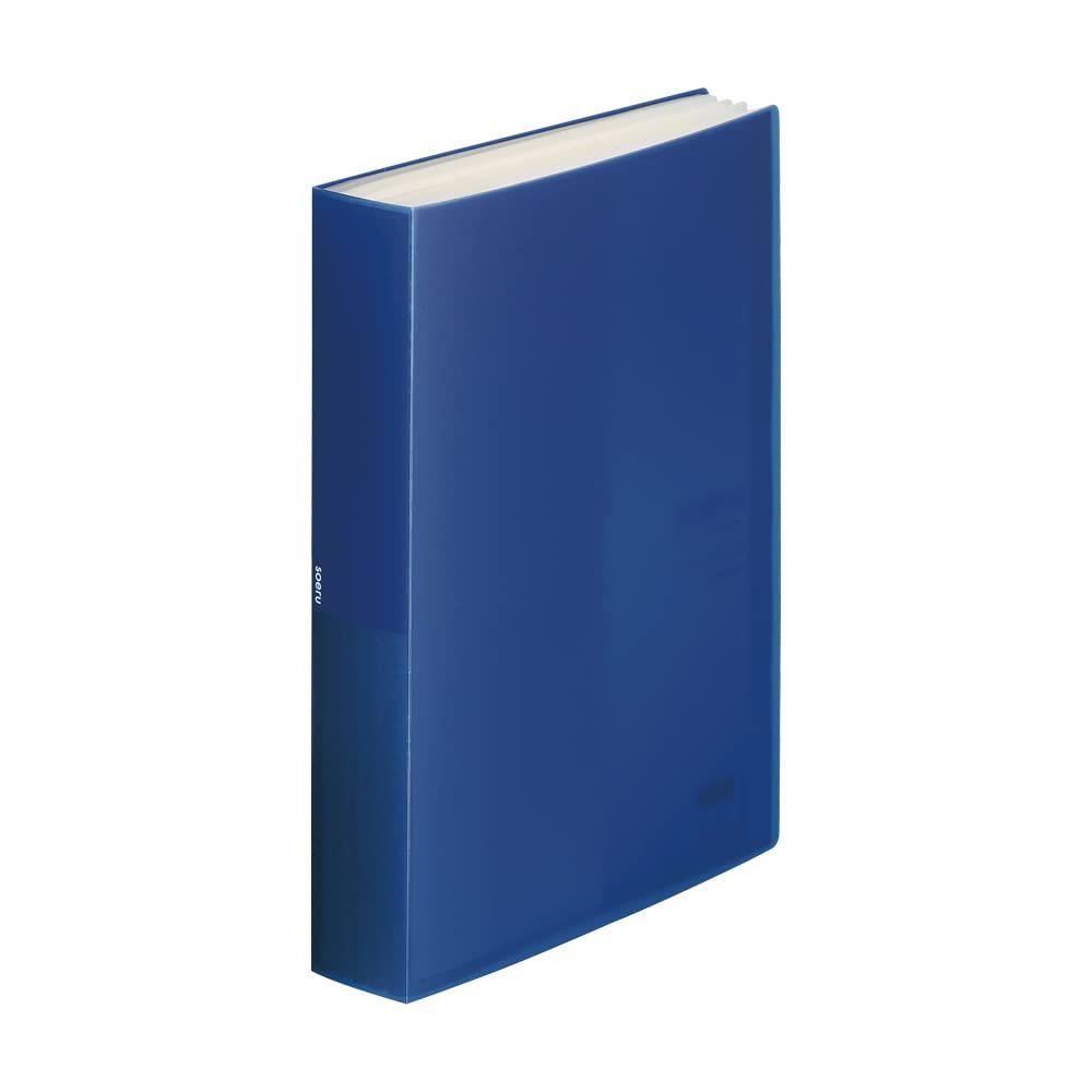 リヒトラブ クリヤーブック A4 ポケット100枚 インディゴブルー SOERU N8105-11