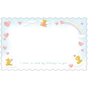 ササガワ タカ印 メッセージ カード 16-884 ファンタジー エンゼルベア 100枚