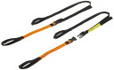 ROK straps (ロックストラップ) Commuter ストレッチ ストラップ オレンジ リフレクティブ 2本入り ROK00335
