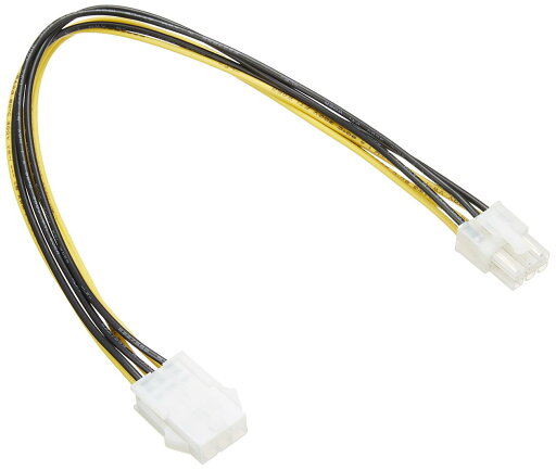 変換名人 PCI-E(6ピン)電源延長ケーブル (オス - メス) 30cm PCIE6P/CA30 変換名人 PCI-E(6ピン)電源延長ケーブル (オス - メス) 30cm PCIE6P/CA30