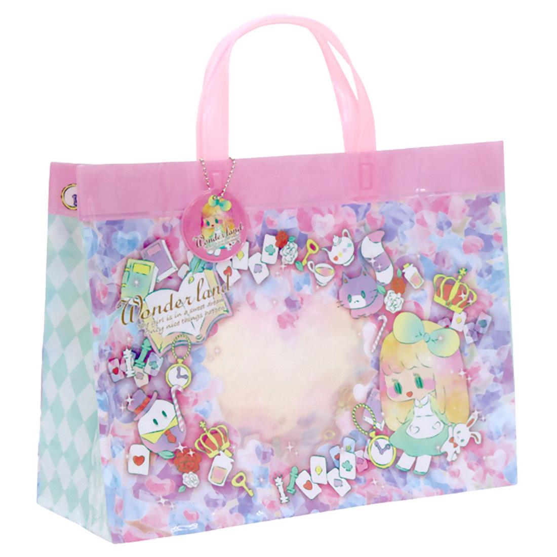 高波クリエイト マチアリ PVCバッグ 不思議の国のお姫様 【82401】