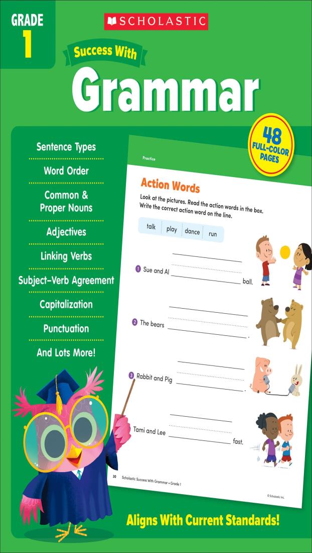 Scholastic Success with Grammar Grade 1 Workbookのサムネイル