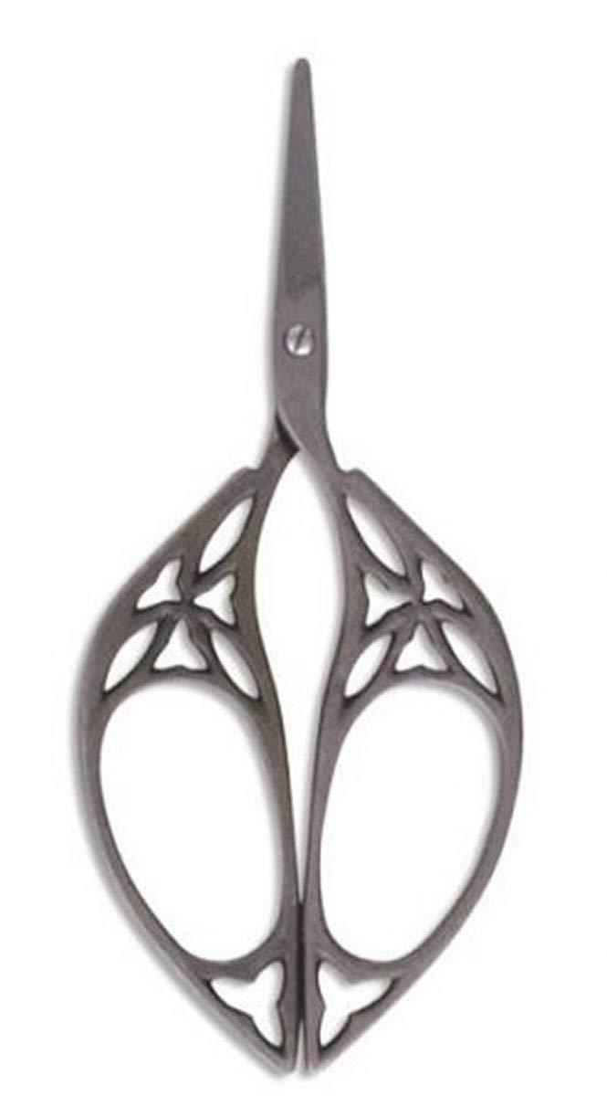 ポッシュリビング デザインシザー 糸きりはさみ 61841 PL61841 アンティークブラウン 5×11cm