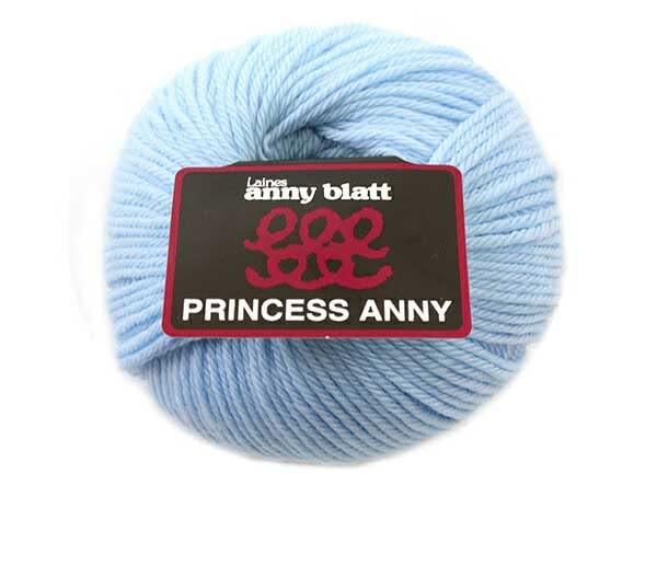 パピー プリンセスアニー 毛糸 合太 Col.557 水色 系 40g 約112m 10000031