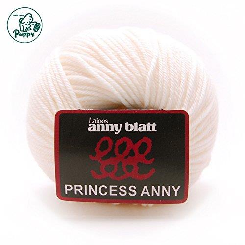 パピー プリンセスアニー 毛糸 合太 Col.554 オレンジ 系 40g 約112m 10000031