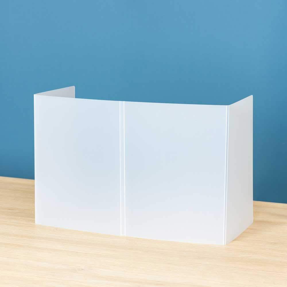 ナカバヤシ 折りたたみモバイルパーティション ミルキーホワイト（シボ入り） PTS-OT1034MW