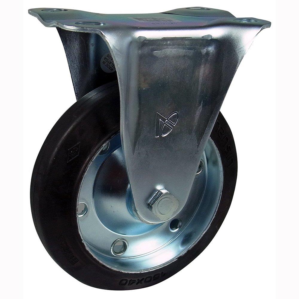 ナンシン 汎用キャスター 固定φ150ゴム車輪(ベアリング入り) SKC-150 CBC