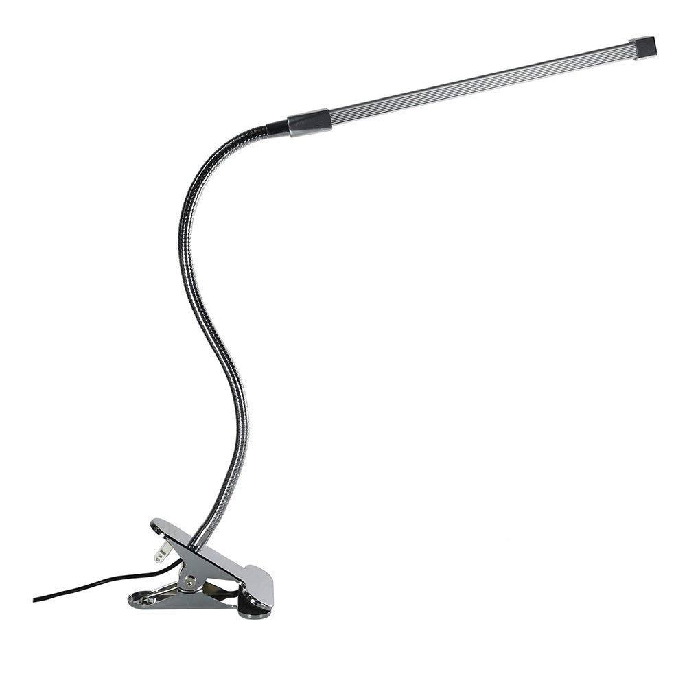 クリップライト led デスクライト 日本語取扱説明書 3段調色(暖色/昼光色/白色) 10段調光 USB式 8W 700..