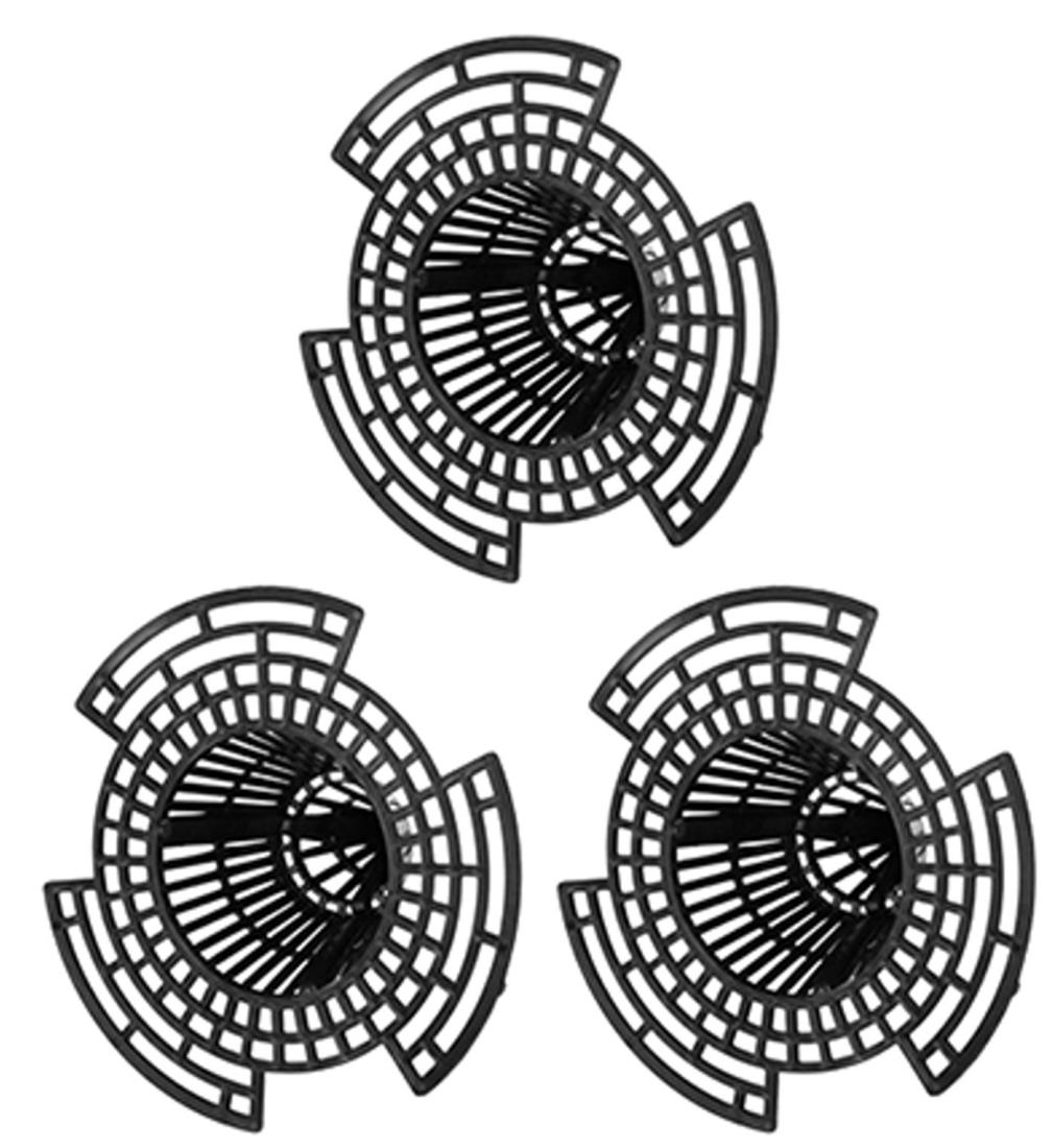 セフティー3(Safety-3) 山型鉢底網 3枚入り 中 底部75×山部55mm