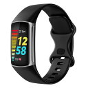 ATiC Fitbit Charge 6/5 交換バンド 替えベルト フィットビットチャージ6/5用インフィニティベルト TPE製 柔らかい スポーツバンド 装...