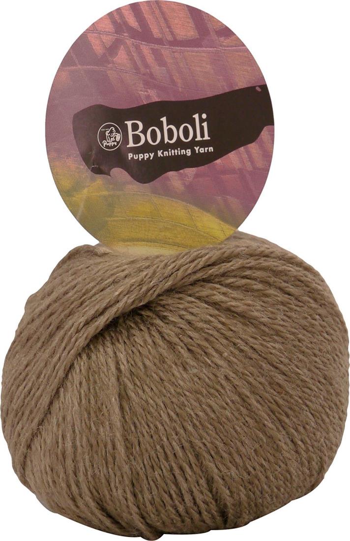 パピー ボーボリ 毛糸 合太 414 ブラウン 系 40g 約110m 10000489
