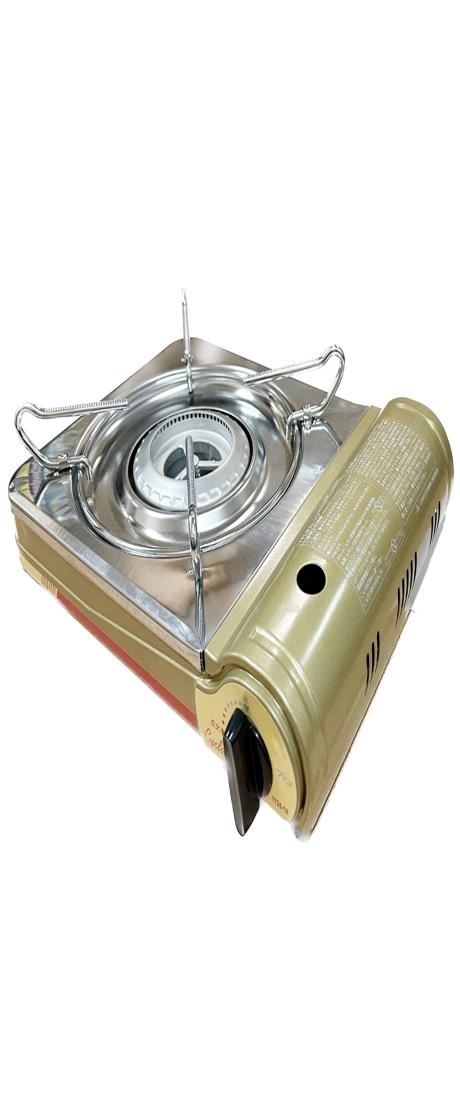 テーティーエス(TTS) カセットコンロ サイクロン コンロ TT26-1R ゴールド 約幅33.5×奥行27.0×高さ10.7cm