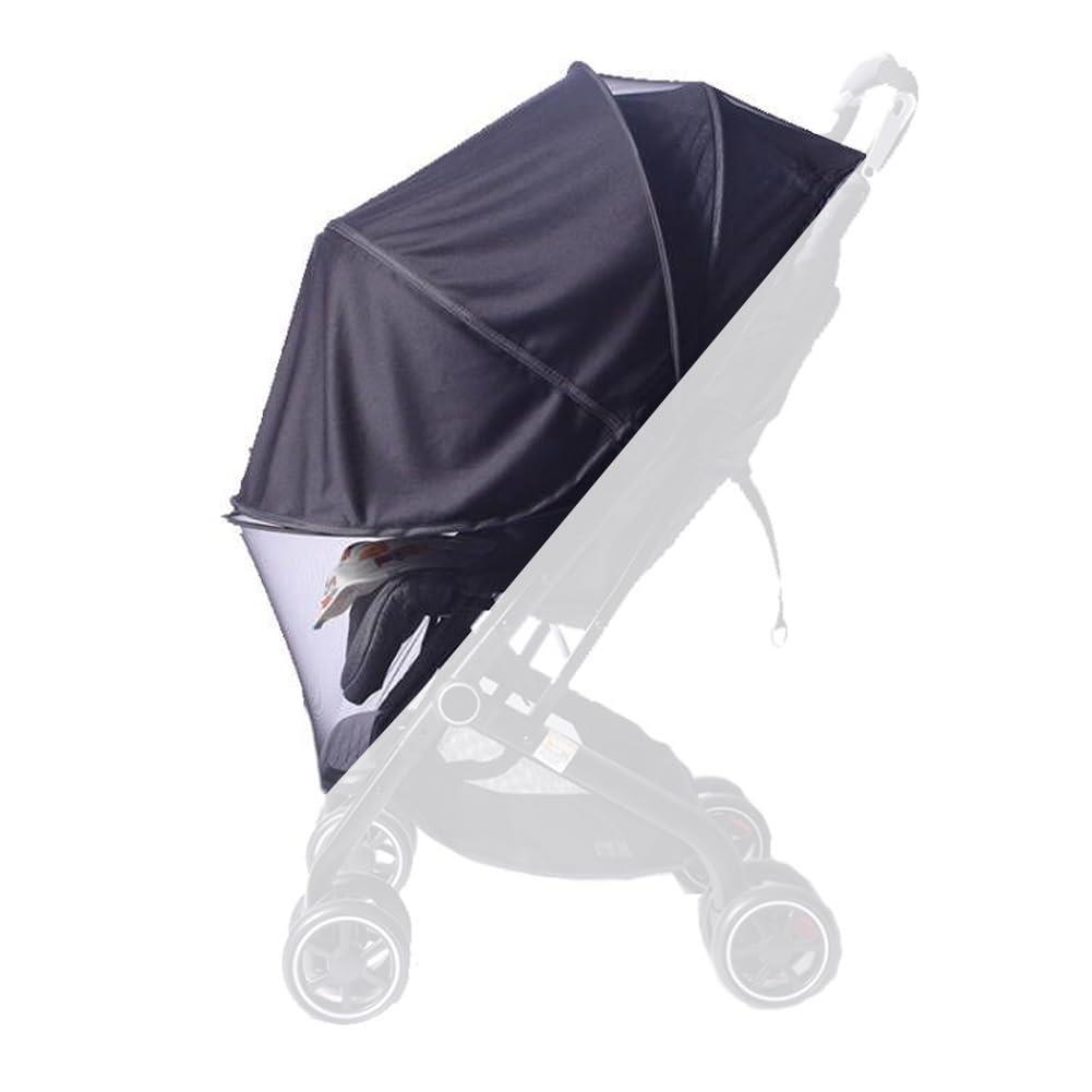 Fairy Baby ベビーカー 日除け ベビーカー蚊帳 ベビーカー日除けカバー 虫よけカバー ベビーカー 日除けカバー 蚊帳 赤ちゃん UVカット 熱中症対策 サンシェード 通気性 取り付け簡単 通用型