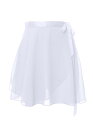 Daydance 女性 バレエスカート ダンス用品 バレエ練習 ドレス ダンス着 ホワイ XL身長 160-175cm 胴囲 120cm