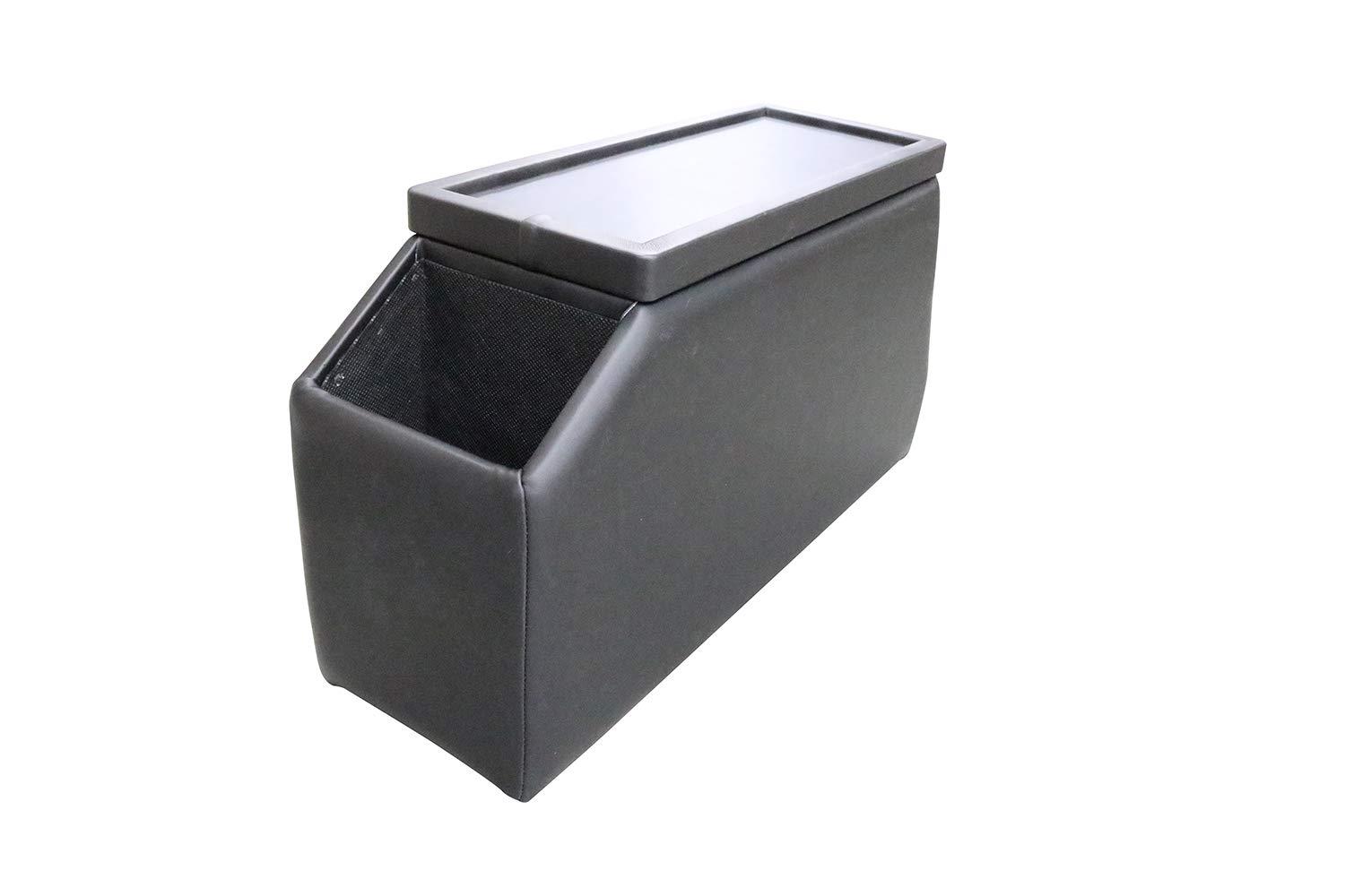 伊藤製作所 ベストコンソールボックス コンパクトサイズ ウォークスルー車汎用タイプ ブラック BC-1