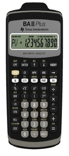TEXBAIIPLUS - Texas Instruments BA-II Plus Adv. Financial Calculator by Texas Instruments TEXBAIIPLUS - Texas Instruments BA-II Plus Adv. Financial Calculator by Texas Instruments