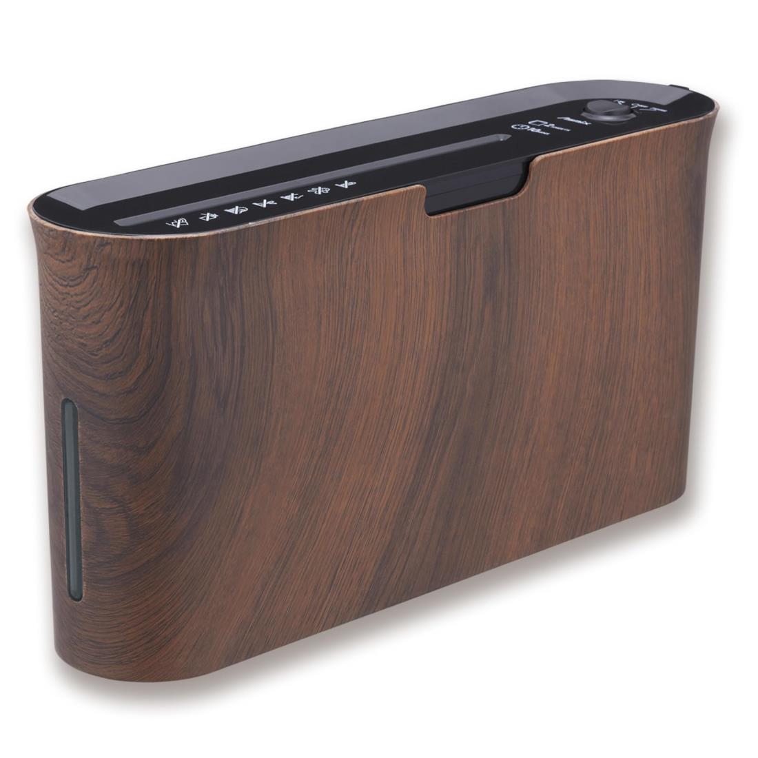 アスカ シュレッダー クロスカット B06WD 木目 連続10分 最大3枚 コンパクト 卓上 A4