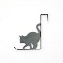 東洋ケース キャットドアフック ねこ ドアハンガー ハンガーフック フック 扉フック 扉ハンガー コートハンガー フック収納 扉用 引っ掛け ひっかけ ネコ 洋...