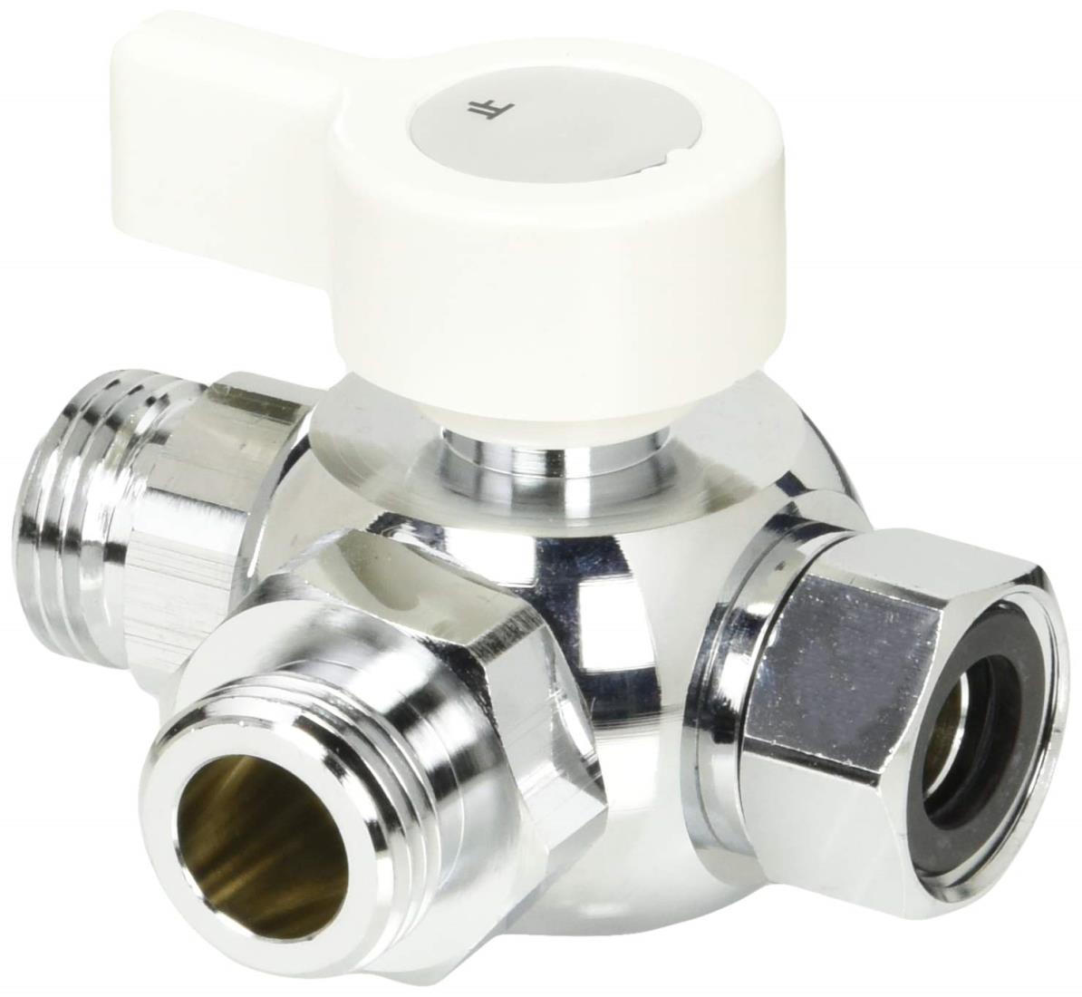 カクダイ 三方ボール切替弁 止水機能付 650-255-13