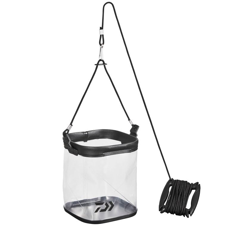 ダイワ(DAIWA) バケツ 水クミバッカン S19(K)クリアブラック