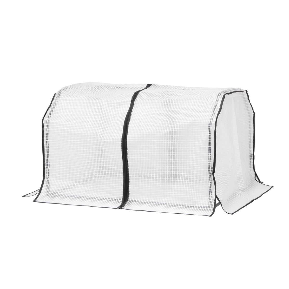 タカショー ベジトラグ フレーム温室セット S 幅103cm×奥行80.5cm×高さ75cm 固定金具付き(4)