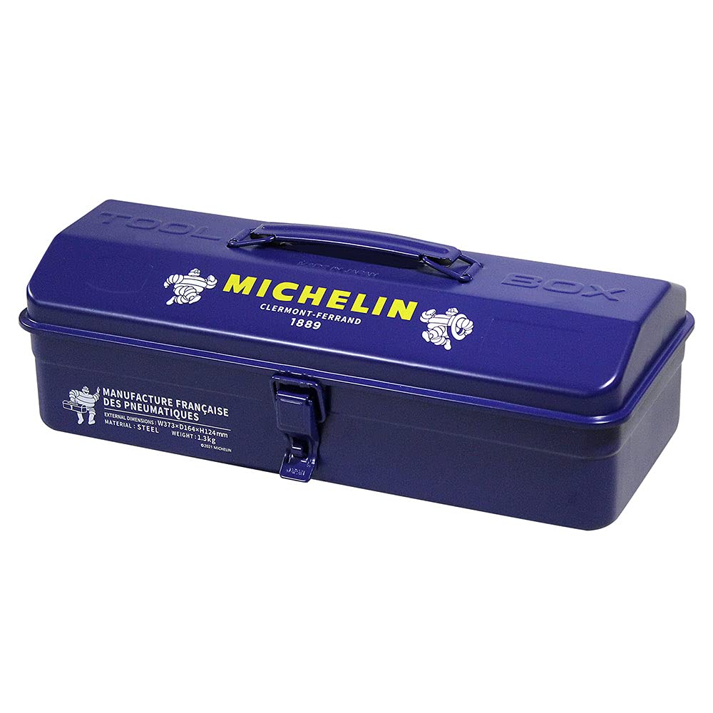 MICHELIN(ミシュラン) STEEL BOX NAVY 約H12.4×W37.3×D16.4cm(パーツ部分含む）