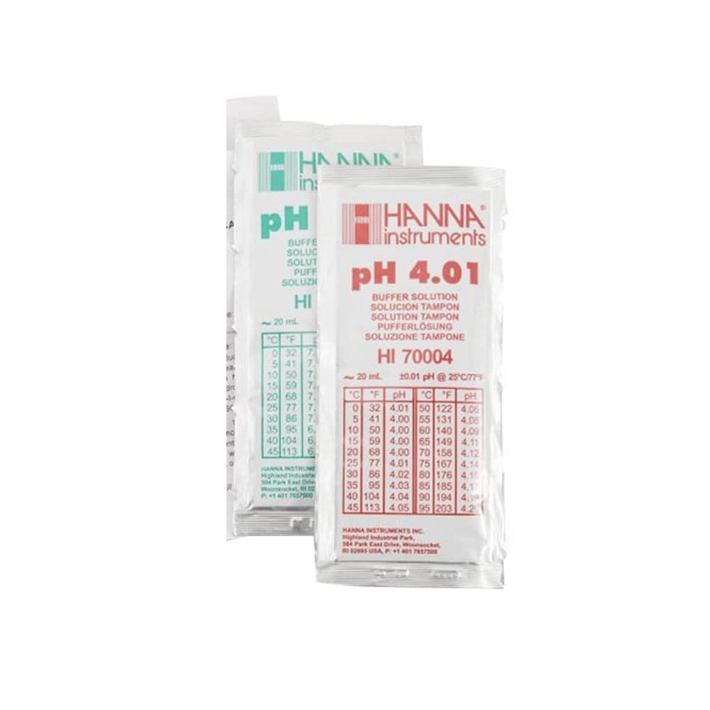 ハンナ インスツルメンツ・ジャパン ハンナ pH標準液 (スタンダードタイプ) pH 4.01 ＆ pH 7.01 HI77400P