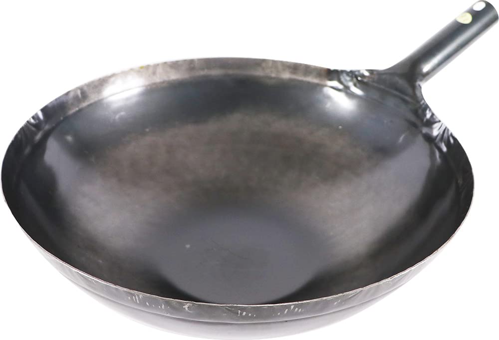 山田工業所 中華鍋 鉄製 39cm 板厚1.6mm 日本製 片手 中華 業務用 山田中華鍋 001045