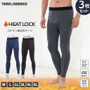 【店内全商品ポイント10倍！4/27 9:59まで！】【あす楽】【SET】HEAT LOCKカチオン裏起毛タイツ 3枚セット 全3色 大きいサイズ M L LL 3L 4L 5L