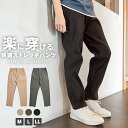 ストレッチイージーパンツ 伸縮 メンズ イージーパンツ パンツ カジュアル M L LL 全3色
