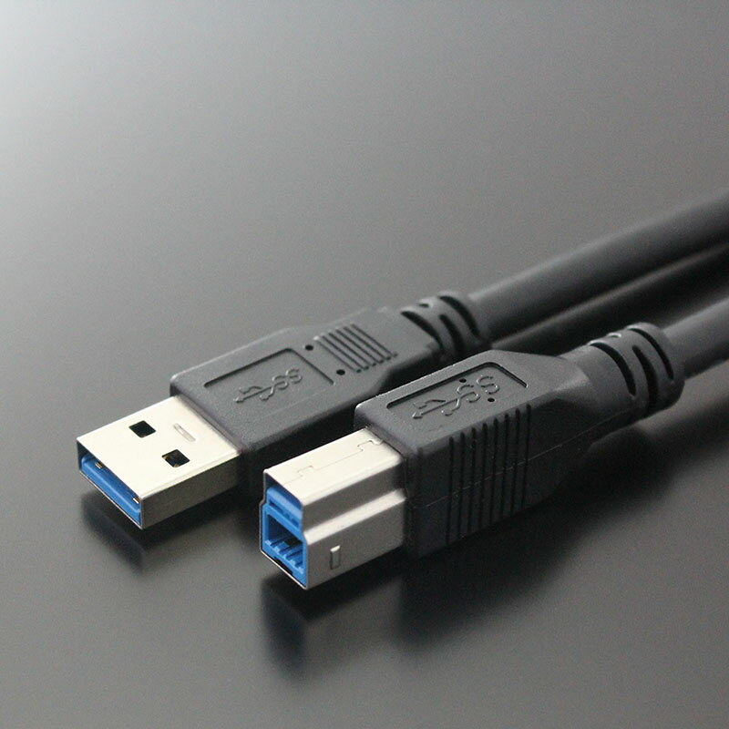 USB3.0ケーブル　3M　Super Speed　高速データ転送　USB3.0対応　A-Bタイプ　ブラック　CBU30-AB-3MB ポスト投函便 送料無料