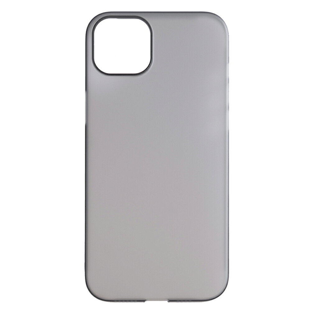 Rakuten - 《正規品》パワーサポート iPhone15 Plus ケース 薄型 エアージャケット for iPhone 2023 6.7inch 2眼レンズ 日本製 スモークマット PJYM-70