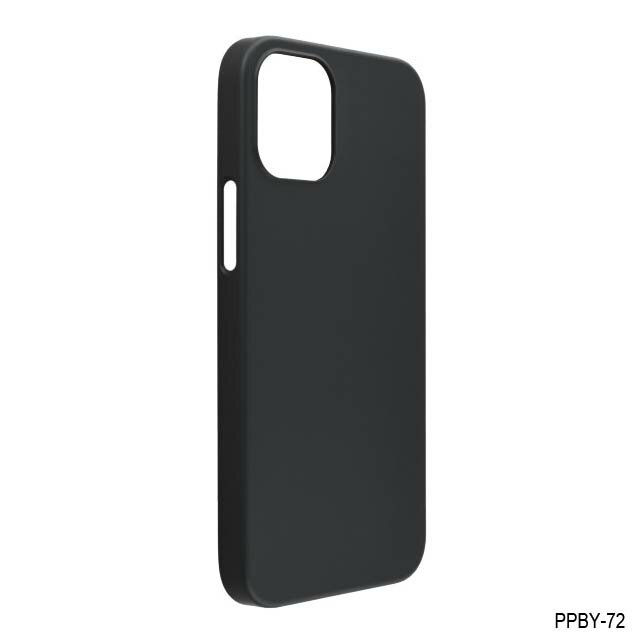 パワーサポート エアージャケット for iPhone12 mini Rubber Black [背面ケース ハードケース ラバーブラック ] PPBY-72