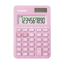 キヤノン canon カラフル電卓 10桁 ストロベリーピンク ミニミニ卓上サイズ W税機能搭載 LS-100WT-SP