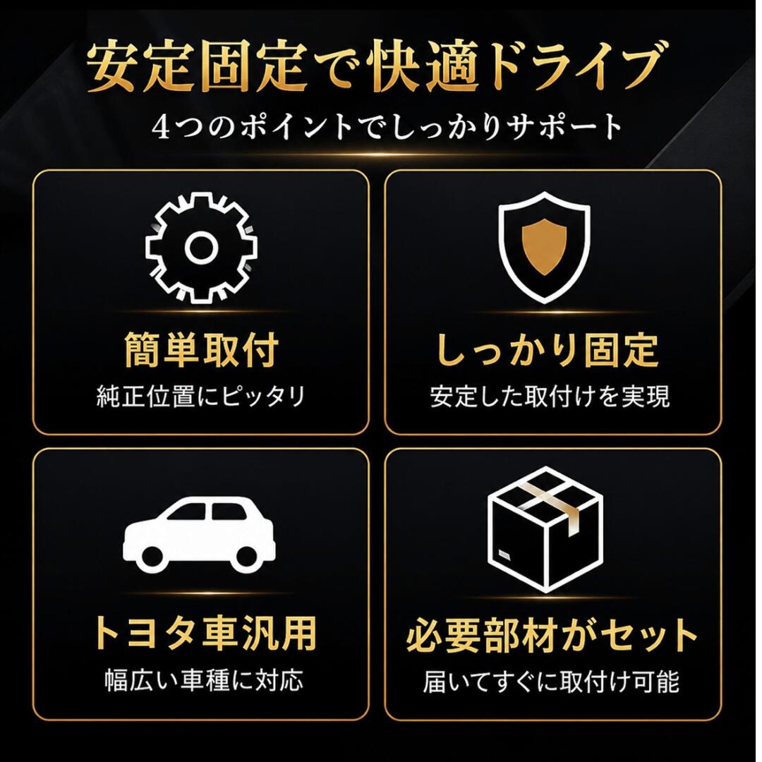 TARO SHOP 楽天市場店のエーモン 7223 etc取付アタッチメント amon トヨタ 車 汎用 取り付け ETC パーツ｜アングル2