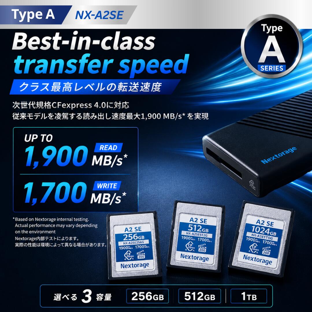 Nextorage cfexpress type a b 日本メーカー CFexpress TypeB CF ネクストレージ ...