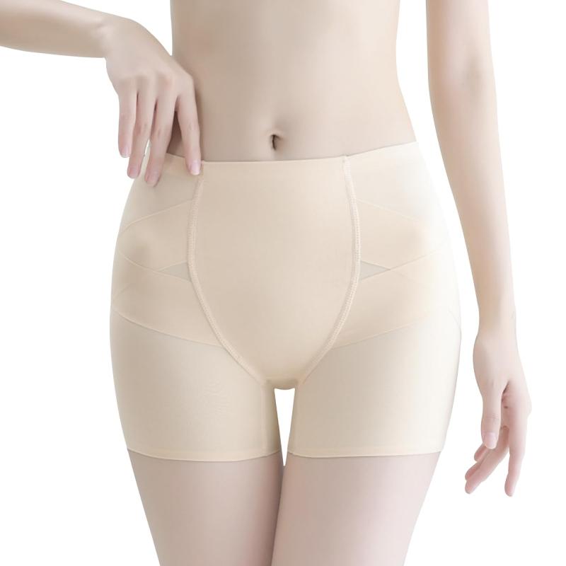 【mistero】(XL, ベージュ) ショート ガードル 骨盤矯正 骨盤ショーツ 美尻 補正 加圧 産後 締め付けない きつくない ヒップアップ シームレス デイリー クロス ライン 美尻 伸縮性 引き締め シ