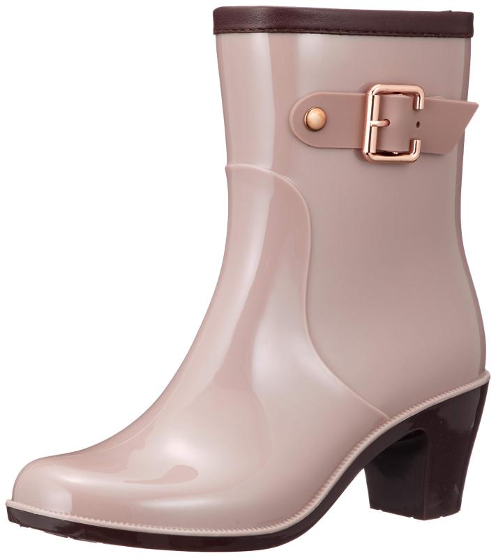 AAA+Feminine(サンエープラスフェミニン) レディース 3551レインブーツ レインシューズ ヒールブーツ 防水 長靴